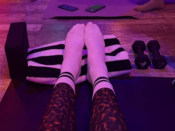 Infrared heated pilates room at HILI Fitness College Park